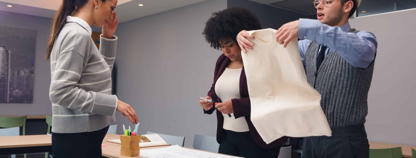 Stack of neatly folded white napkins from M.I.T. Cleaning’s same-week service